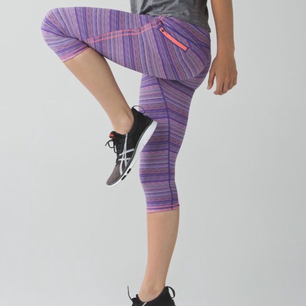 Lululemon run for fun crop size 10
